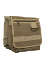 Сумка через плече чоловіча GoldBe хаки брезентова