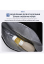 Дорожня сумка сіра 44х23х22 см