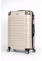 Велика дорожня валіза L ABS 70×48×25 см на 4 колесах, Ivory