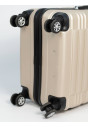 Велика дорожня валіза L ABS 70×48×25 см на 4 колесах, Ivory