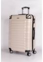 Велика дорожня валіза L ABS 70×48×25 см на 4 колесах, Ivory